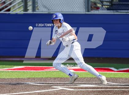 Thumbnail 3 in Holliday vs. Brock (UIL Baseball 3A Region 1 Regional Quarterfinal Playoff Game 1) photogallery.
