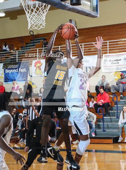 Thumbnail 2 in Goose Creek vs First Baptist School (Rotary Roundball Classic) photogallery.