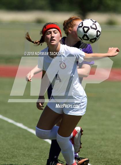 Thumbnail 3 in Bishop Miege vs. Louisburg (KSHSAA 4-1A Final) photogallery.