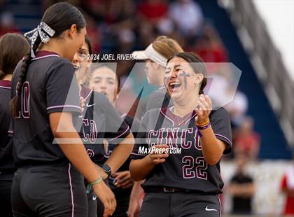 Thumbnail 3 in Cinco Ranch @ Katy (UIL Softball 6A Region 3 Regional Quarter Final) photogallery.