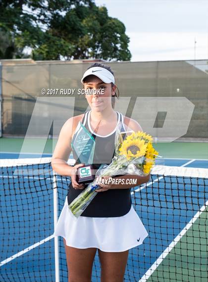 Thumbnail 1 in Olympian vs Westview (CIF SDS Singles Finals) photogallery.