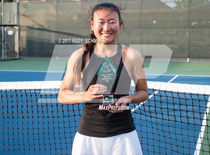 Thumbnail 3 in Olympian vs Westview (CIF SDS Singles Finals) photogallery.