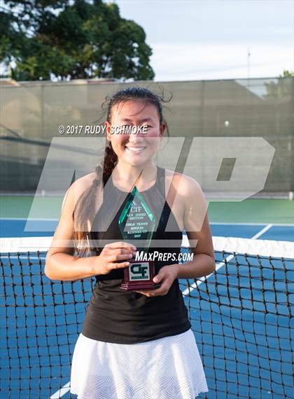 Thumbnail 2 in Olympian vs Westview (CIF SDS Singles Finals) photogallery.