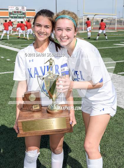 Thumbnail 1 in Xavier College Prep vs. Perry (AIA 6A Championship Awards) photogallery.