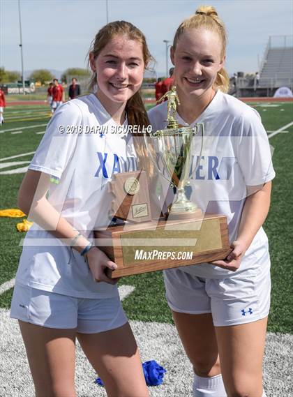 Thumbnail 3 in Xavier College Prep vs. Perry (AIA 6A Championship Awards) photogallery.