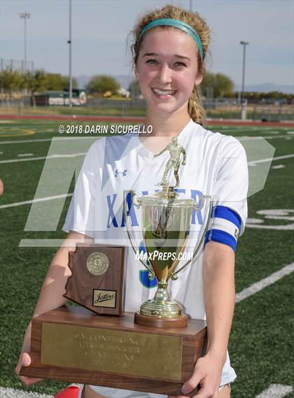 Thumbnail 1 in Xavier College Prep vs. Perry (AIA 6A Championship Awards) photogallery.
