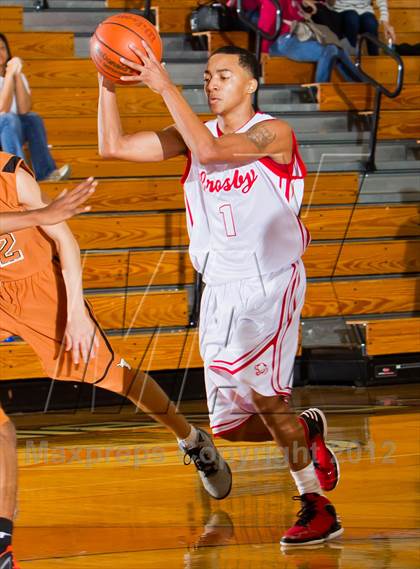 Thumbnail 1 in Crosby @ Dobie (McDonald's Texas Invitational) photogallery.
