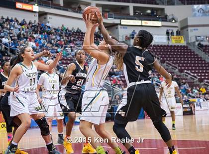 Thumbnail 2 in Neumann-Goretti vs. Seton LaSalle (PIAA Class AA Final) photogallery.
