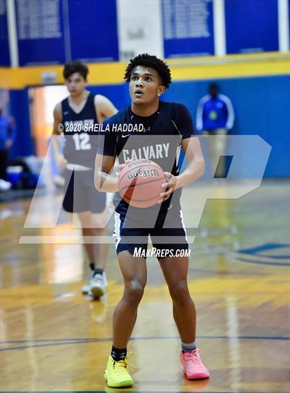 Thumbnail 1 in Calvary Christian vs. East Lake (Sunbash Prep Hoops) photogallery.