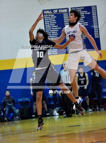 Thumbnail 2 in Calvary Christian vs. East Lake (Sunbash Prep Hoops) photogallery.