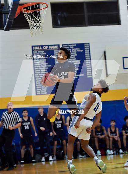 Thumbnail 3 in Calvary Christian vs. East Lake (Sunbash Prep Hoops) photogallery.