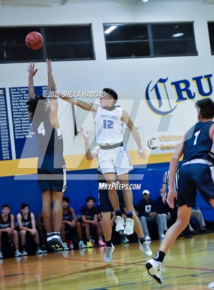 Thumbnail 1 in Calvary Christian vs. East Lake (Sunbash Prep Hoops) photogallery.
