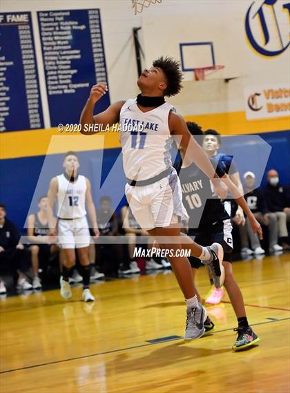 Thumbnail 1 in Calvary Christian vs. East Lake (Sunbash Prep Hoops) photogallery.