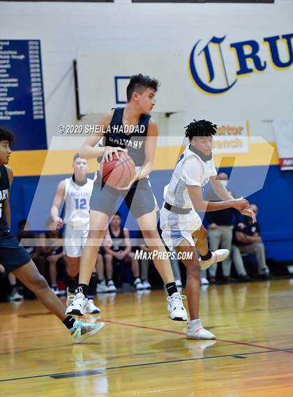 Thumbnail 2 in Calvary Christian vs. East Lake (Sunbash Prep Hoops) photogallery.