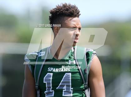 Thumbnail 2 in New Rochelle @ DePaul Catholic (Scrimmage) photogallery.