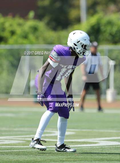 Thumbnail 1 in New Rochelle @ DePaul Catholic (Scrimmage) photogallery.