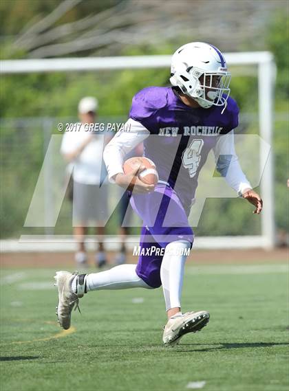 Thumbnail 2 in New Rochelle @ DePaul Catholic (Scrimmage) photogallery.