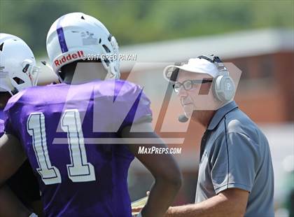 Thumbnail 1 in New Rochelle @ DePaul Catholic (Scrimmage) photogallery.
