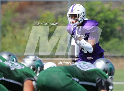 Thumbnail 1 in New Rochelle @ DePaul Catholic (Scrimmage) photogallery.