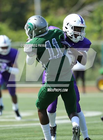 Thumbnail 1 in New Rochelle @ DePaul Catholic (Scrimmage) photogallery.