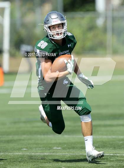Thumbnail 3 in New Rochelle @ DePaul Catholic (Scrimmage) photogallery.