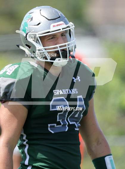 Thumbnail 1 in New Rochelle @ DePaul Catholic (Scrimmage) photogallery.