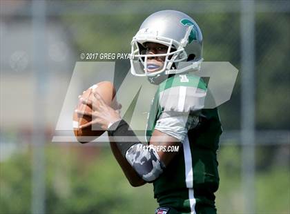 Thumbnail 3 in New Rochelle @ DePaul Catholic (Scrimmage) photogallery.