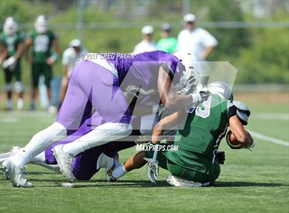 Thumbnail 1 in New Rochelle @ DePaul Catholic (Scrimmage) photogallery.