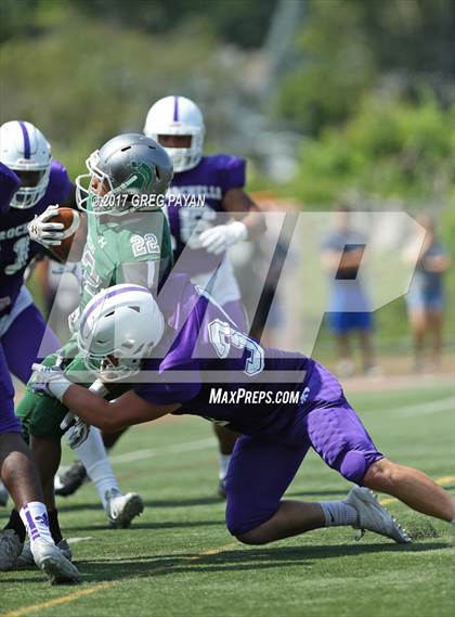 Thumbnail 2 in New Rochelle @ DePaul Catholic (Scrimmage) photogallery.