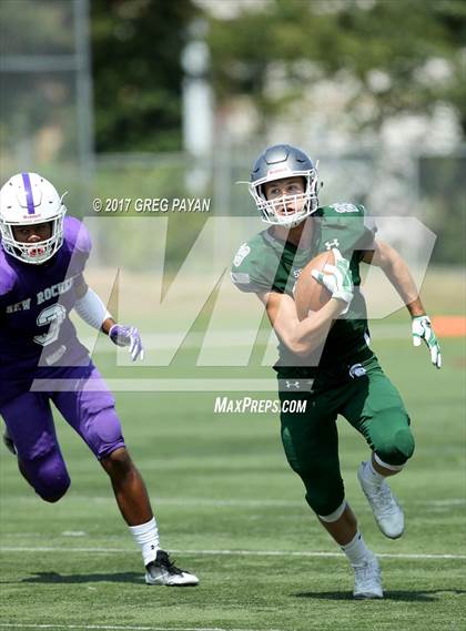 Thumbnail 1 in New Rochelle @ DePaul Catholic (Scrimmage) photogallery.