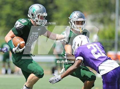 Thumbnail 1 in New Rochelle @ DePaul Catholic (Scrimmage) photogallery.