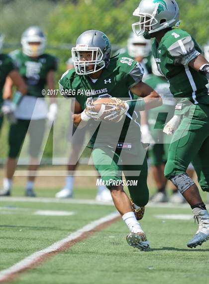 Thumbnail 1 in New Rochelle @ DePaul Catholic (Scrimmage) photogallery.