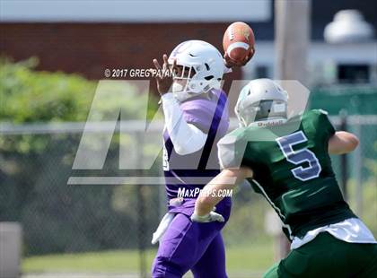 Thumbnail 3 in New Rochelle @ DePaul Catholic (Scrimmage) photogallery.