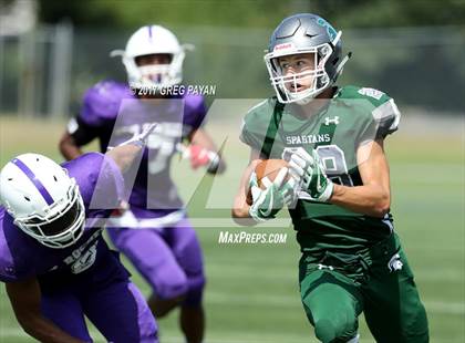 Thumbnail 3 in New Rochelle @ DePaul Catholic (Scrimmage) photogallery.