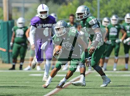 Thumbnail 2 in New Rochelle @ DePaul Catholic (Scrimmage) photogallery.