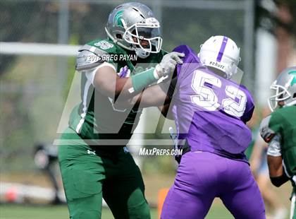Thumbnail 3 in New Rochelle @ DePaul Catholic (Scrimmage) photogallery.