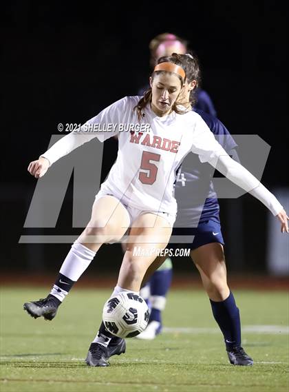 Thumbnail 1 in Warde vs. Staples (CIAC Class LL Semifinal round) photogallery.