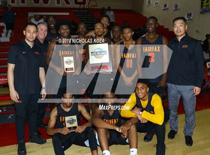Thumbnail 2 in Bishop Montgomery vs. Fairfax (Ryse Williams Pac Shores Tournament) photogallery.