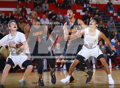 Thumbnail 1 in Bishop Montgomery vs. Fairfax (Ryse Williams Pac Shores Tournament) photogallery.