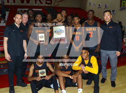 Thumbnail 1 in Bishop Montgomery vs. Fairfax (Ryse Williams Pac Shores Tournament) photogallery.