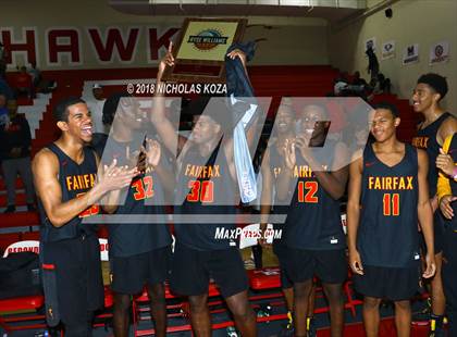 Thumbnail 1 in Bishop Montgomery vs. Fairfax (Ryse Williams Pac Shores Tournament) photogallery.