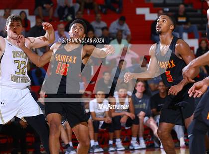 Thumbnail 1 in Bishop Montgomery vs. Fairfax (Ryse Williams Pac Shores Tournament) photogallery.