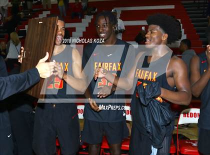 Thumbnail 1 in Bishop Montgomery vs. Fairfax (Ryse Williams Pac Shores Tournament) photogallery.