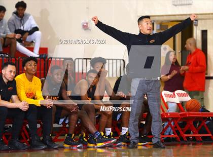 Thumbnail 2 in Bishop Montgomery vs. Fairfax (Ryse Williams Pac Shores Tournament) photogallery.