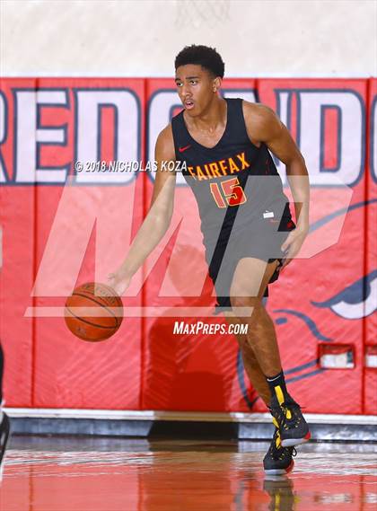 Thumbnail 3 in Bishop Montgomery vs. Fairfax (Ryse Williams Pac Shores Tournament) photogallery.