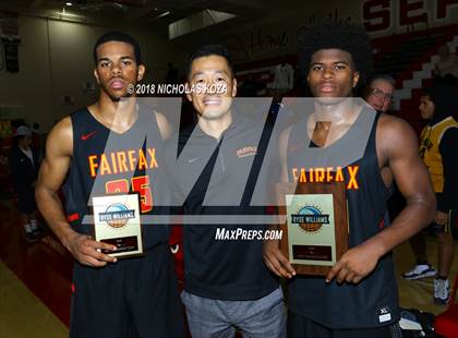 Thumbnail 2 in Bishop Montgomery vs. Fairfax (Ryse Williams Pac Shores Tournament) photogallery.
