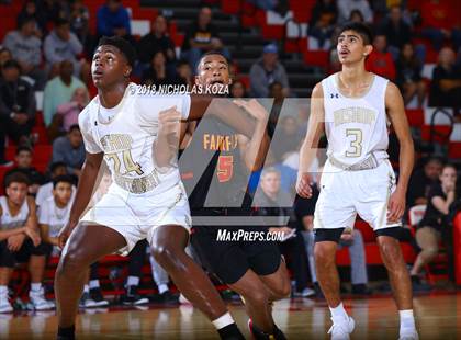 Thumbnail 1 in Bishop Montgomery vs. Fairfax (Ryse Williams Pac Shores Tournament) photogallery.