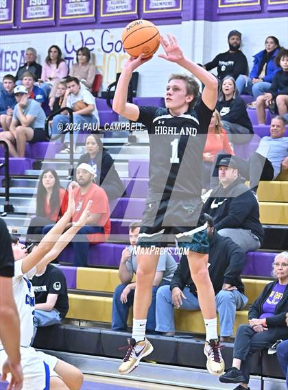 Thumbnail 1 in Highland vs Chandler (Fear the Hop Thanksgiving Tournament) photogallery.