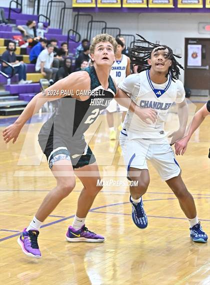 Thumbnail 1 in Highland vs Chandler (Fear the Hop Thanksgiving Tournament) photogallery.
