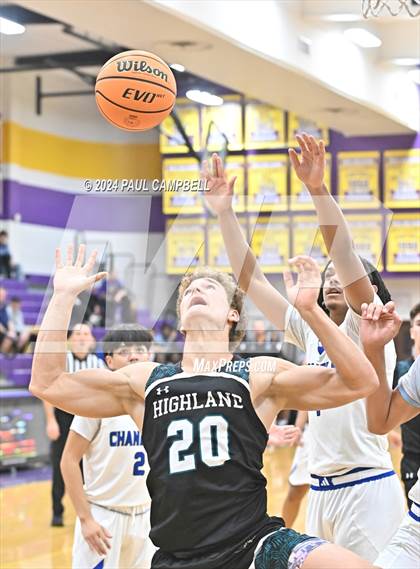 Thumbnail 1 in Highland vs Chandler (Fear the Hop Thanksgiving Tournament) photogallery.